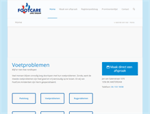 Tablet Screenshot of footcareamsterdam.nl